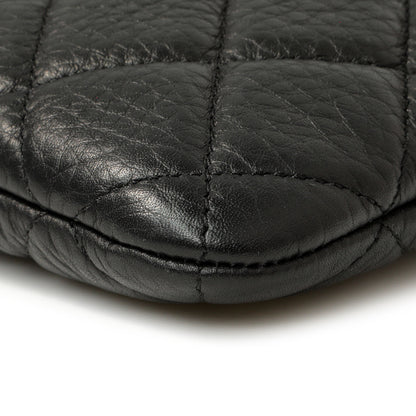 Exclusive Grained Black Quilted Calfskin Archi Chic Cosmetic Case — Alternate View 7