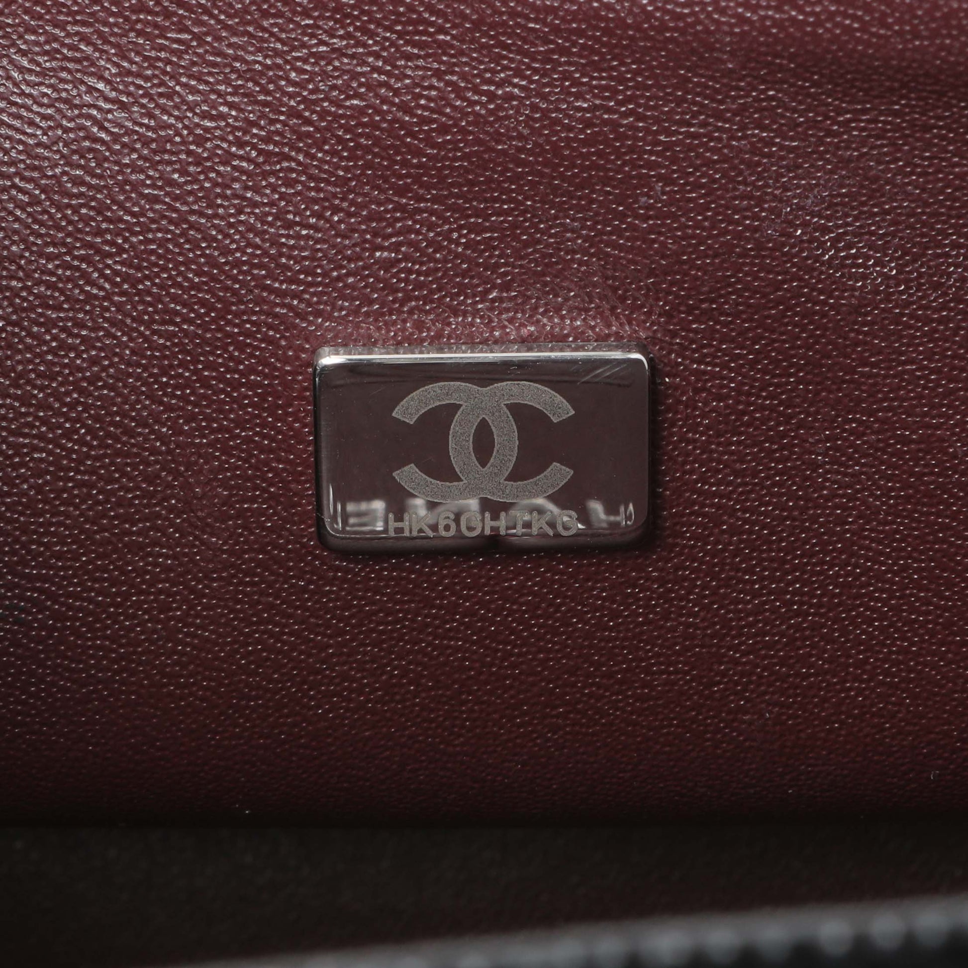 Exclusive Chanel Black Quilted Caviar Small Classic Double Flap — Lifestyle View