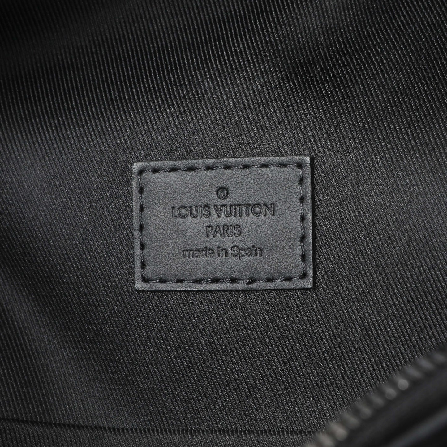 Exclusive Louis Vuitton Black Grained Calfskin Aerogram Takeoff Backpack — Alternate View 9