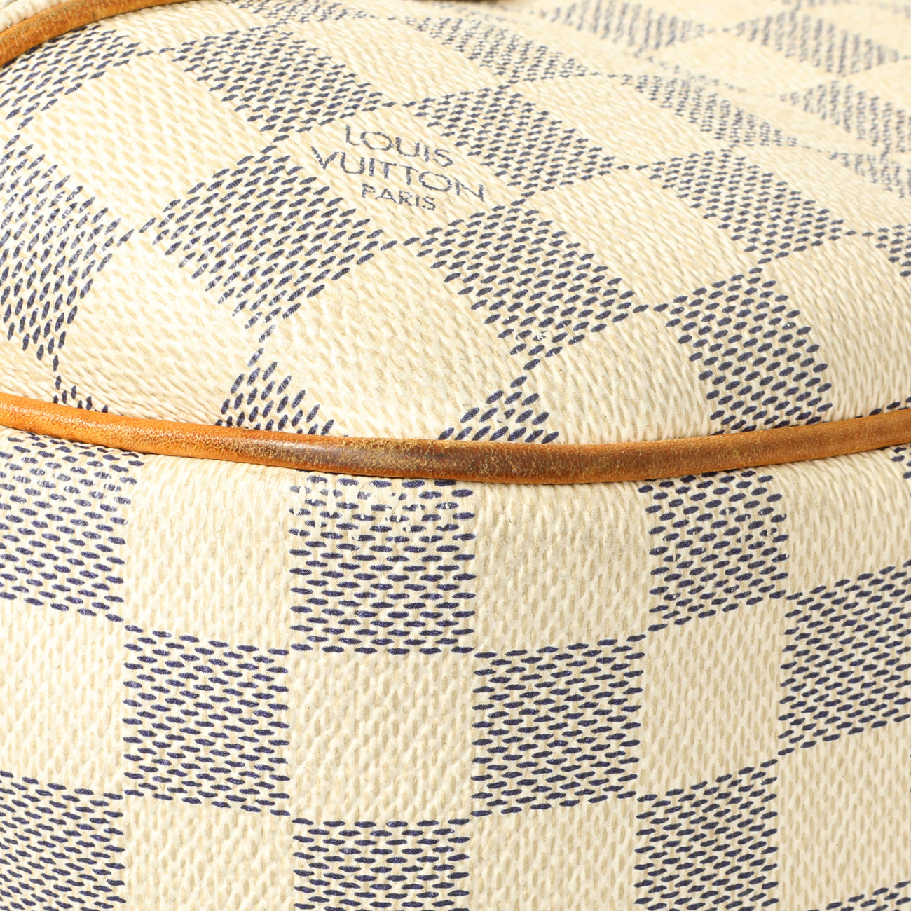 Exclusive Louis Vuitton Damier Azur Galliera PM — Detail View