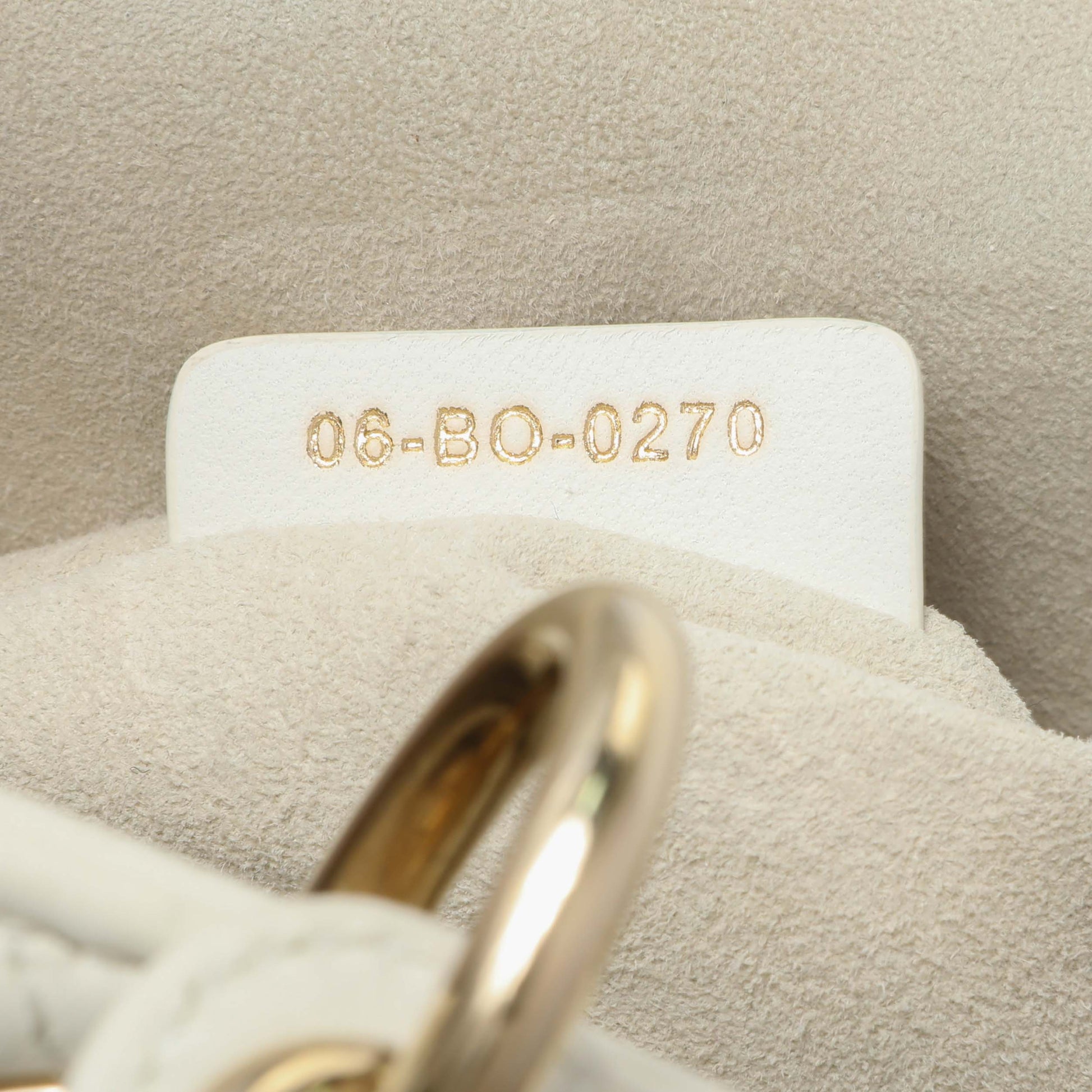 Exclusive Christian Dior White Lambskin Cannage Large Lady Dior — Alternate View 14