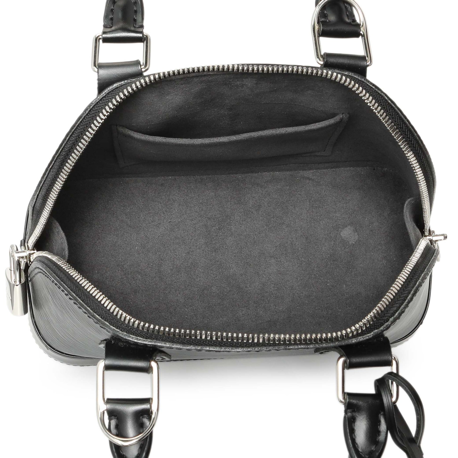 Exclusive Louis Vuitton Black Epi Alma BB — Alternate View 8
