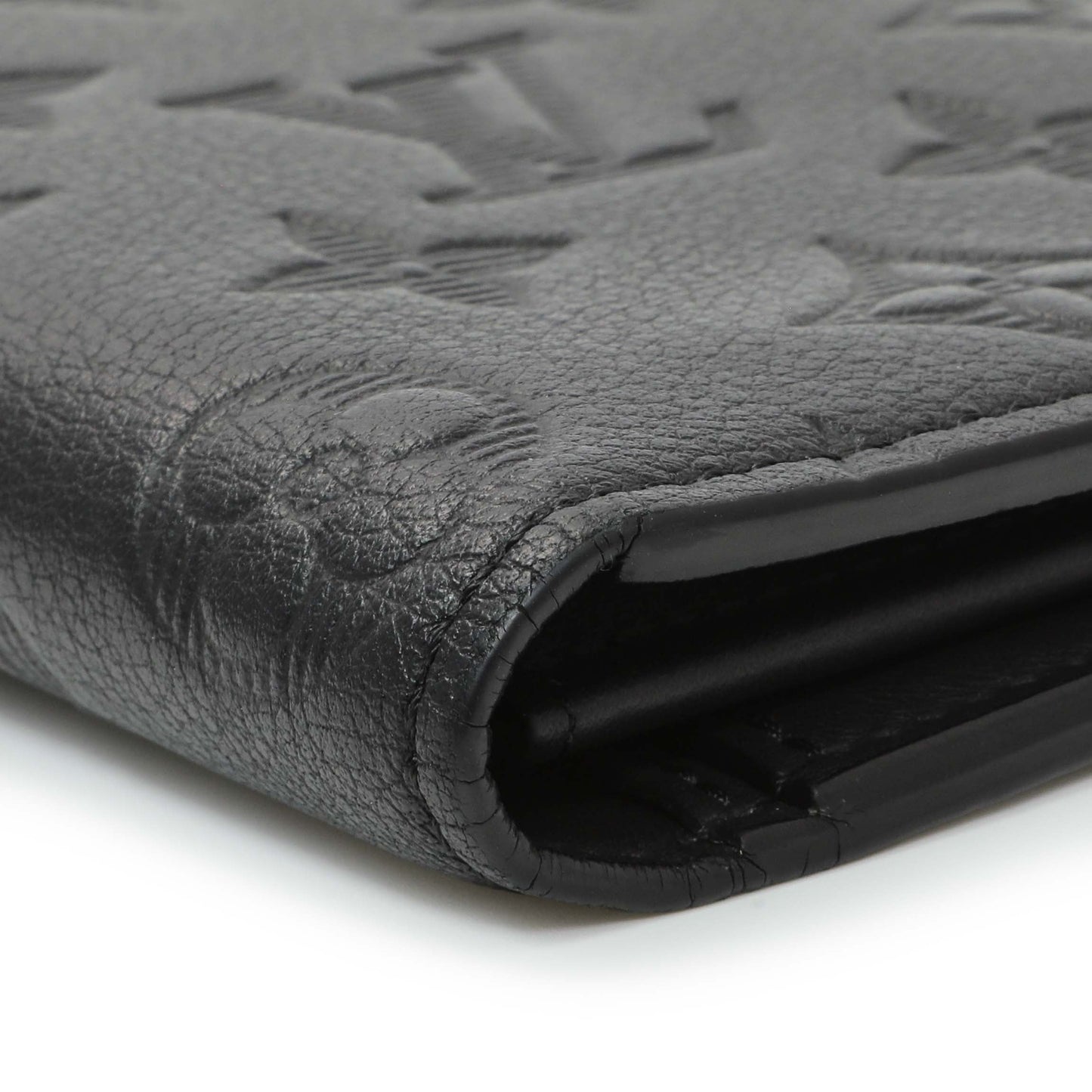 Exclusive Louis Vuitton Black Monogram Shadow Brazza Wallet — Alternate View 7