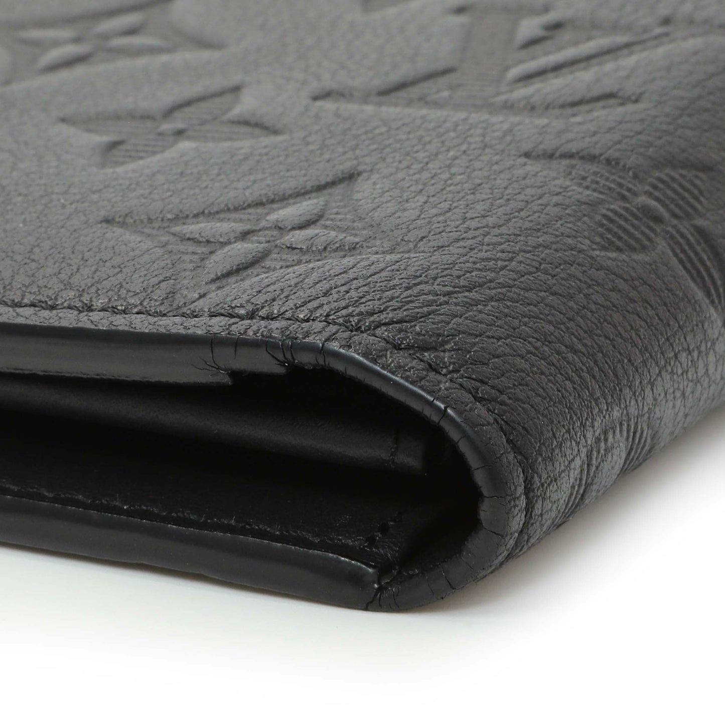 Exclusive Louis Vuitton Black Monogram Shadow Brazza Wallet — Alternate View 10