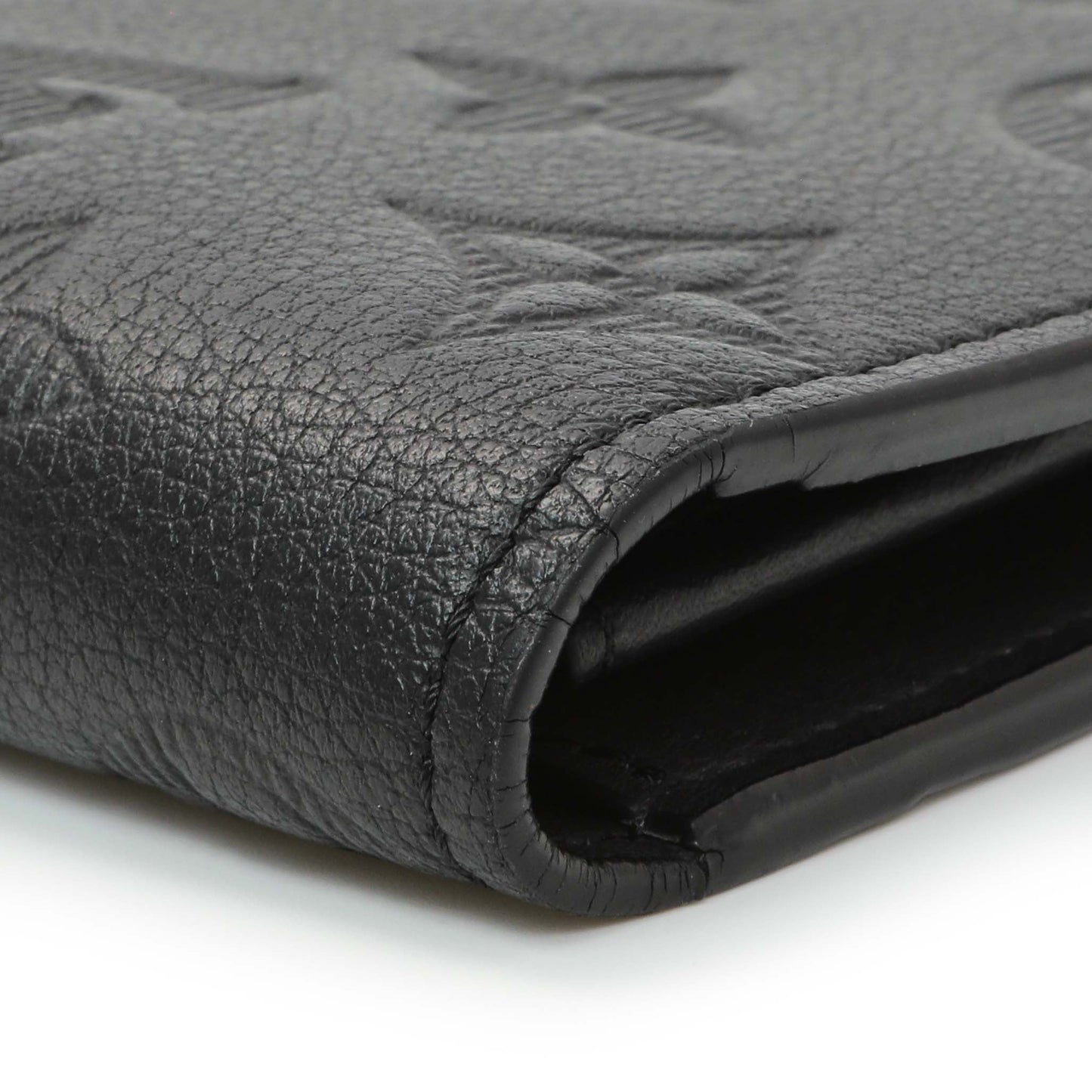 Exclusive Louis Vuitton Black Monogram Shadow Brazza Wallet — Alternate View 11