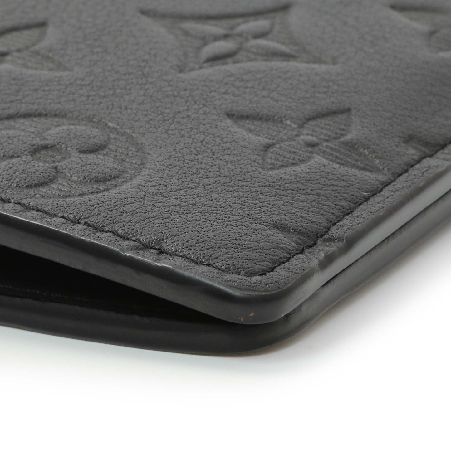 Exclusive Louis Vuitton Black Monogram Shadow Brazza Wallet — Alternate View 8