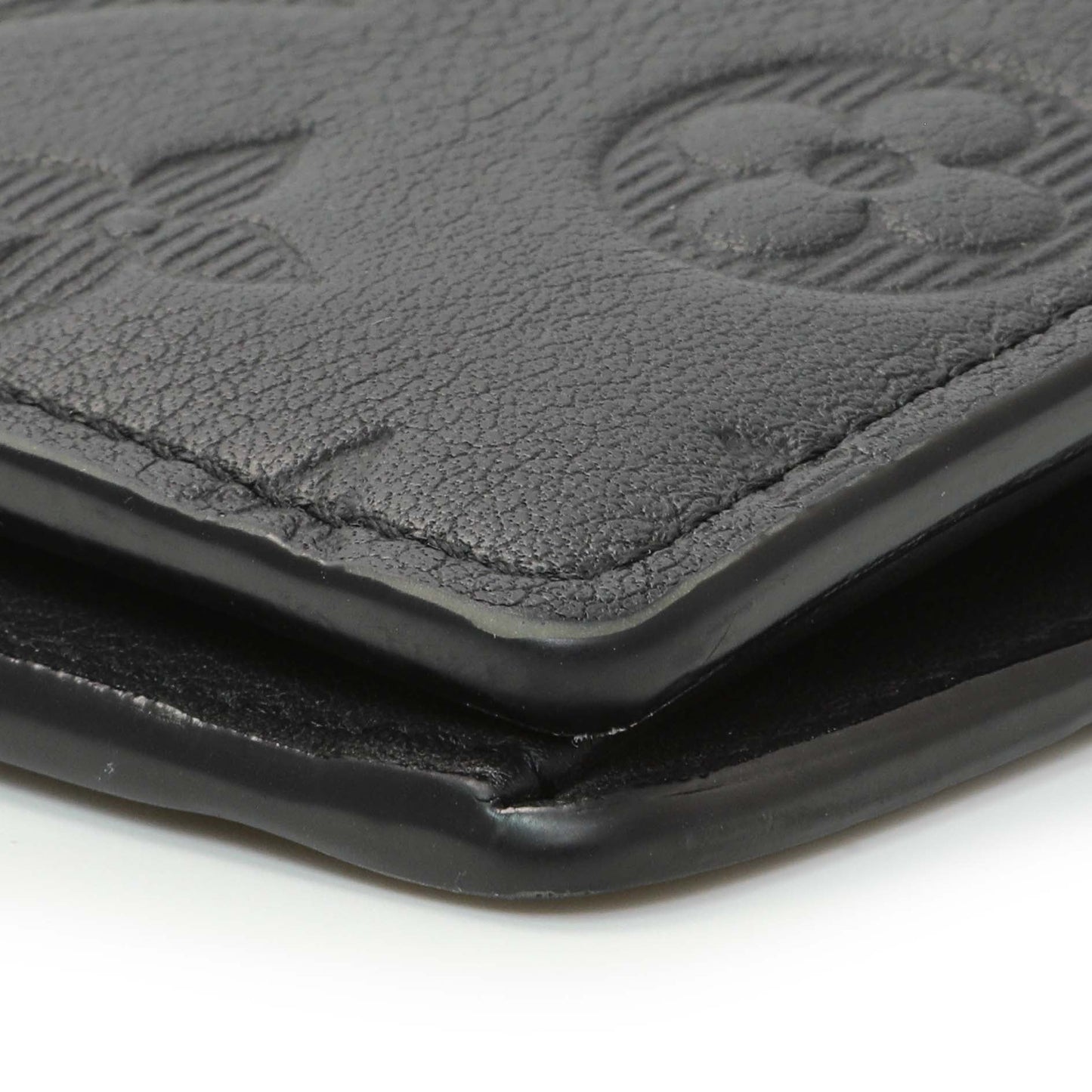 Exclusive Louis Vuitton Black Monogram Shadow Brazza Wallet — Alternate View 9