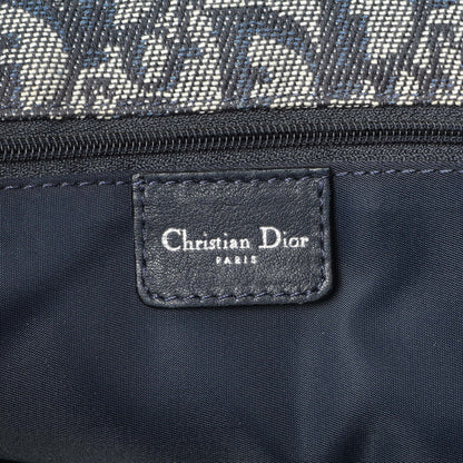 Exclusive Christian Dior Blue Oblique Trotter Crossbody Bag — Alternate View 9