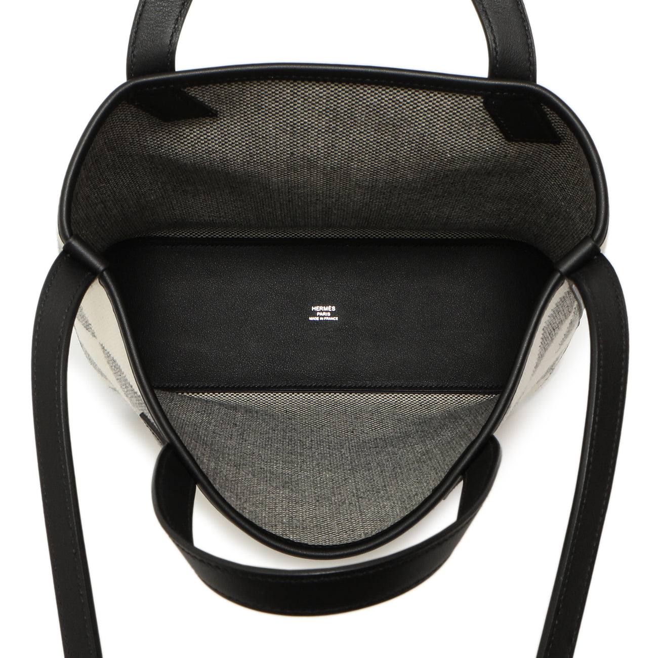 Exclusive Hermes Swift Toile Cabas H En Biais 27 — Detail View