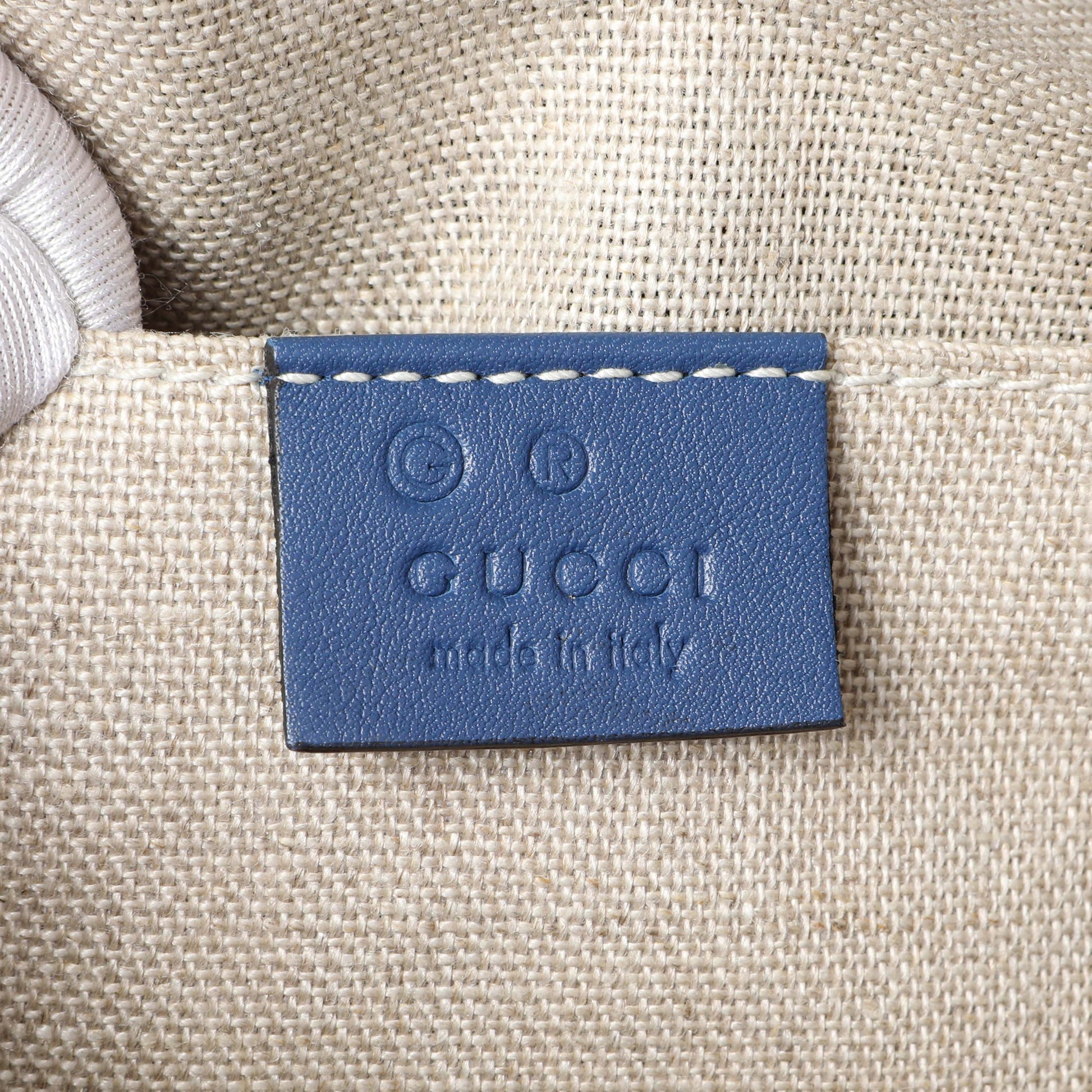 Exclusive Gucci Blue Microguccissima Mini Dome Bag — Alternate View 9