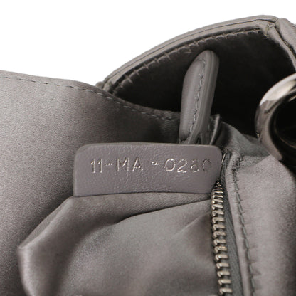 Exclusive Christian Dior Grey Satin Crystal Cannage  Mini Lady Dior — Alternate View 7