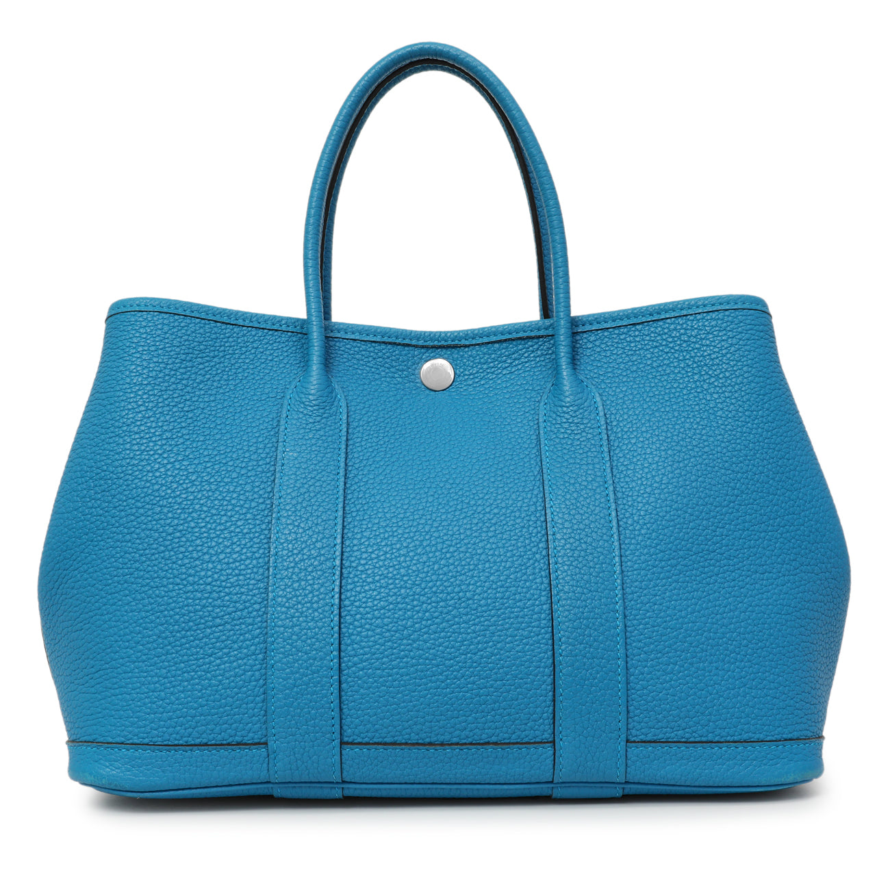 Exclusive Hermes Bleu Zanzibar Negonda Garden Party 30 — Front View