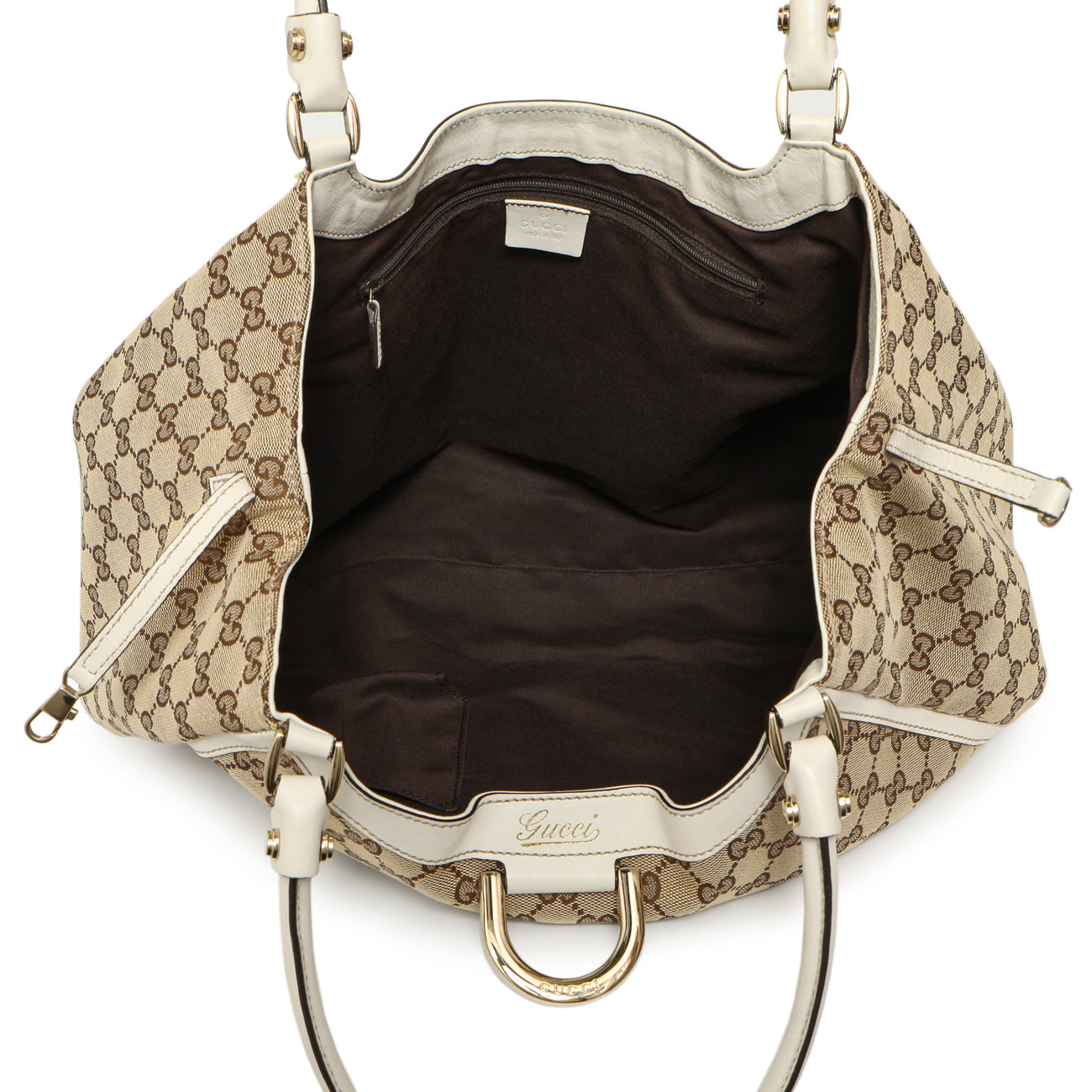 Exclusive Gucci Monogram Large D Ring Hobo — Alternate View 8