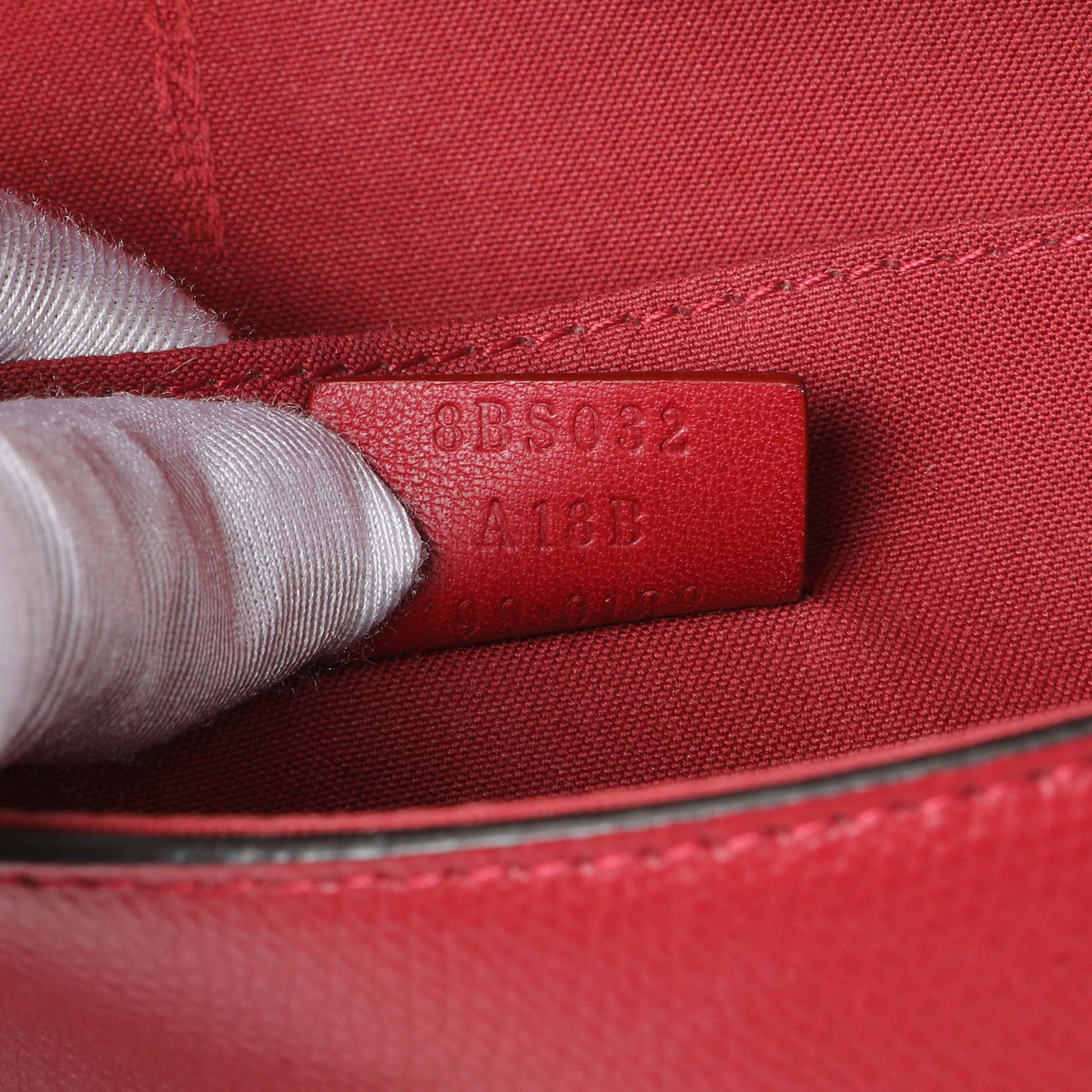 Exclusive Fendi Red Vitello Cruise F is Fendi Wallet on Chain — Lifestyle View