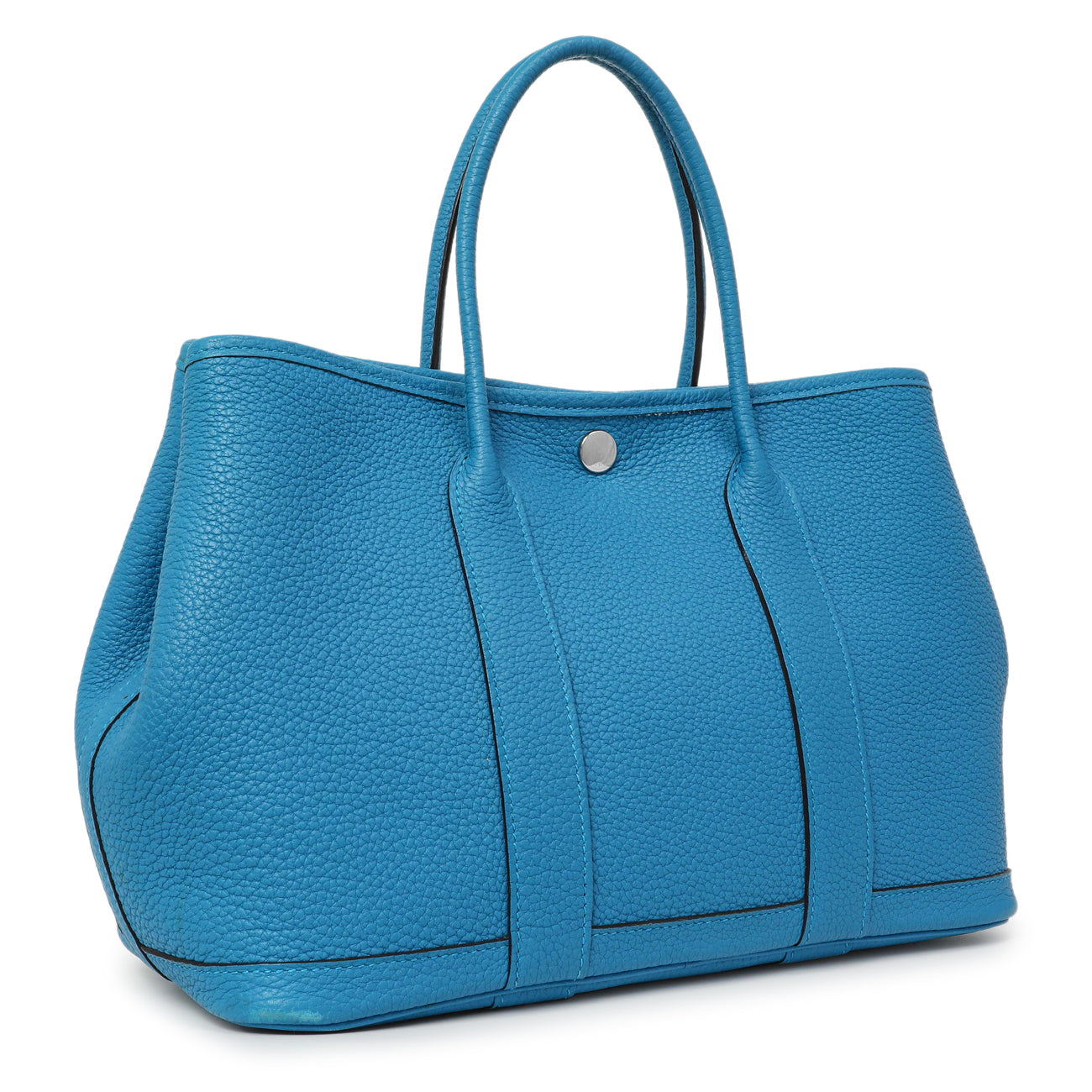 Exclusive Hermes Bleu Zanzibar Negonda Garden Party 30 — Side View
