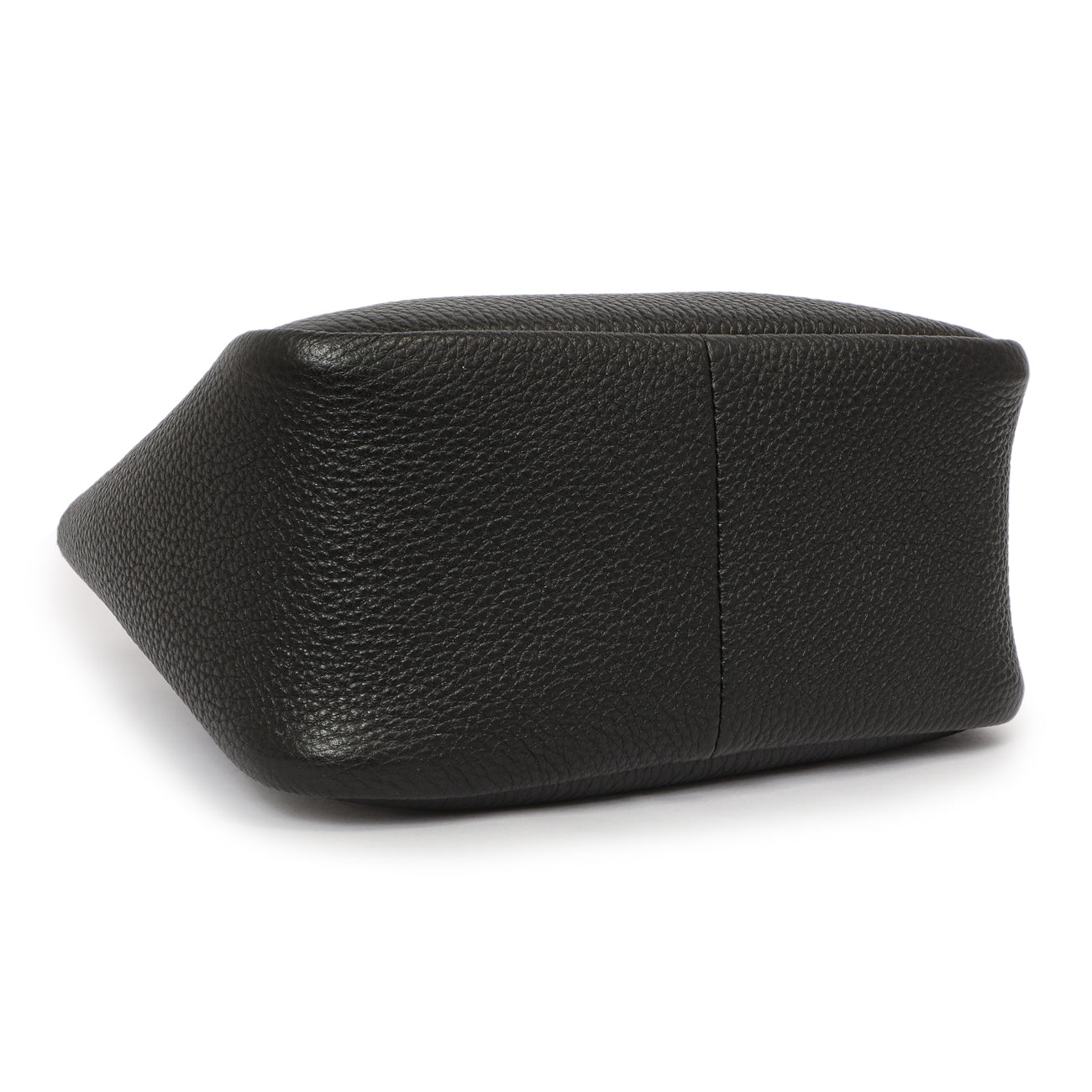 Exclusive Prada Black Vitello Daino Soft Mini Dynamique Tote — Back View