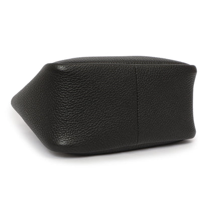 Exclusive Prada Black Vitello Daino Soft Mini Dynamique Tote — Back View