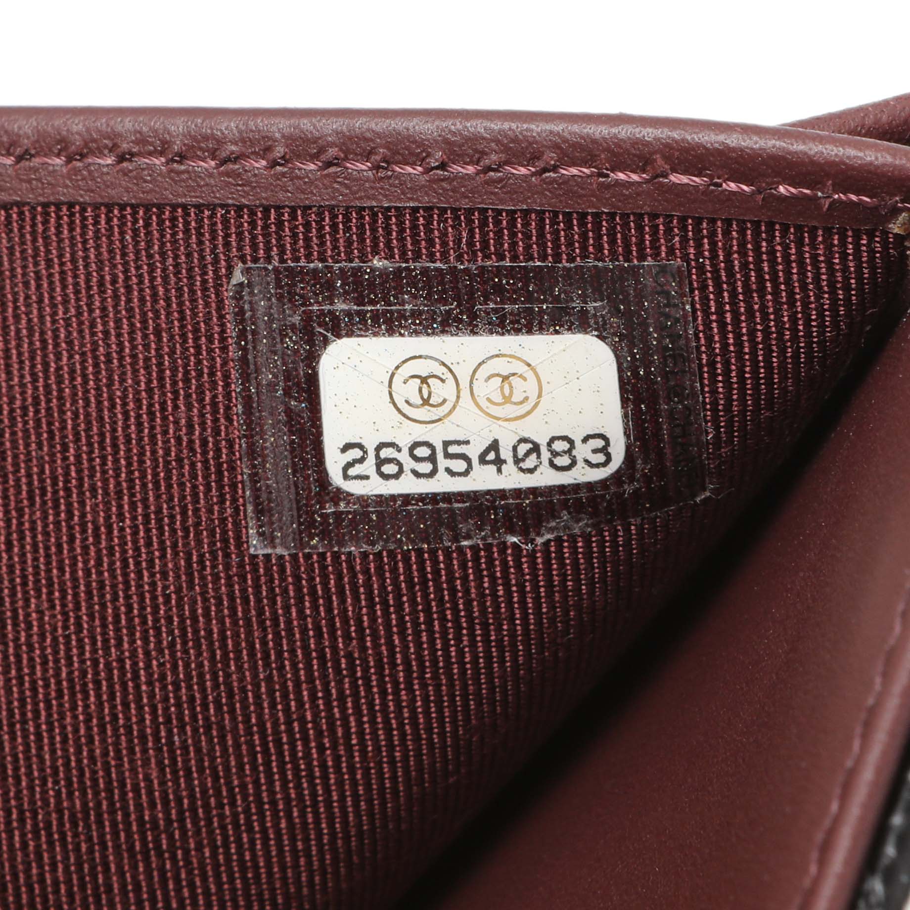 Exclusive Chanel Black Quilted Caviar Compact Flap Wallet — Lifestyle View
