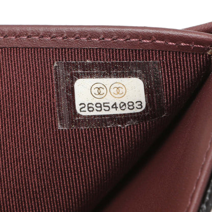 Exclusive Chanel Black Quilted Caviar Compact Flap Wallet — Lifestyle View