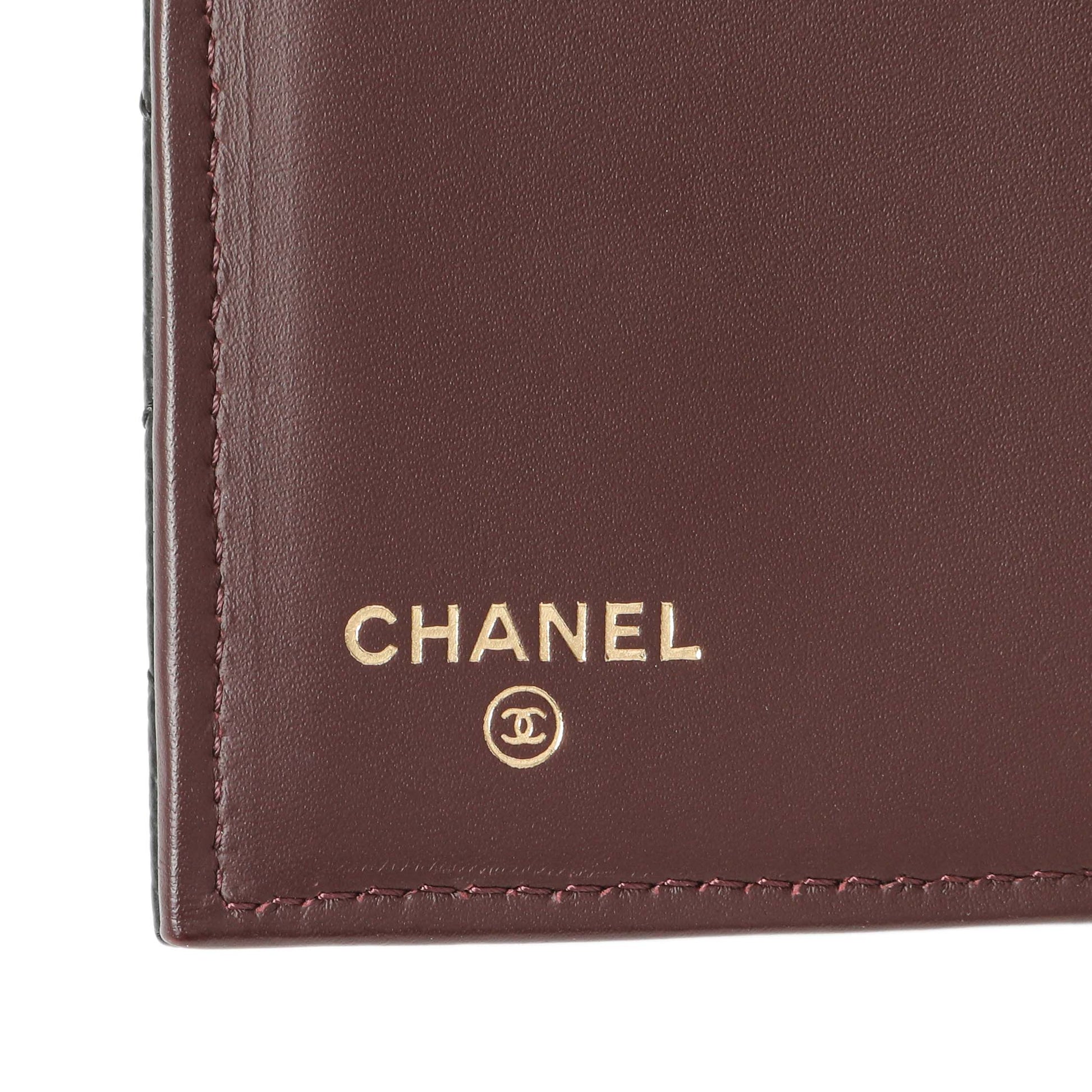 Exclusive Chanel Black Quilted Caviar Large Flap Wallet — Alternate View 13
