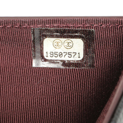 Exclusive Chanel Black Quilted Caviar Large Flap Wallet — Alternate View 14