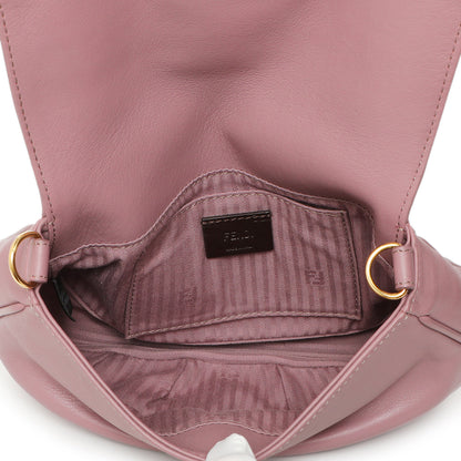 Exclusive Fendi Vitello Flamingo Fendista Pouchette Crossbody — Top View