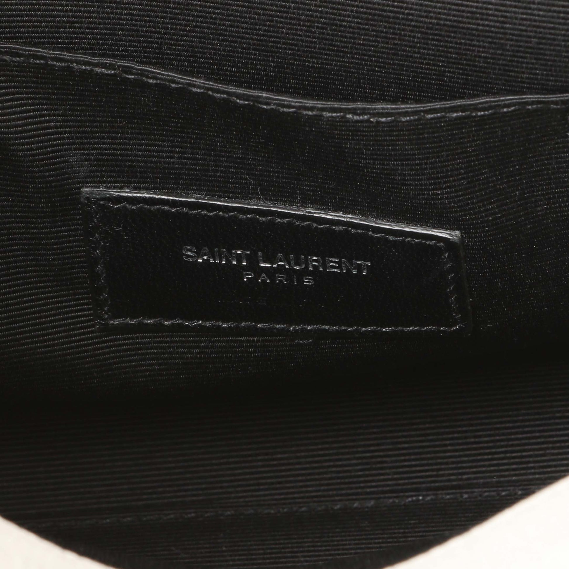 Exclusive Saint Laurent White Grained Calfskin Nano Sac De Jour — Lifestyle View