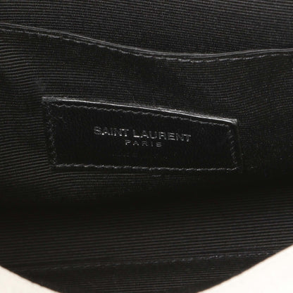 Exclusive Saint Laurent White Grained Calfskin Nano Sac De Jour — Lifestyle View