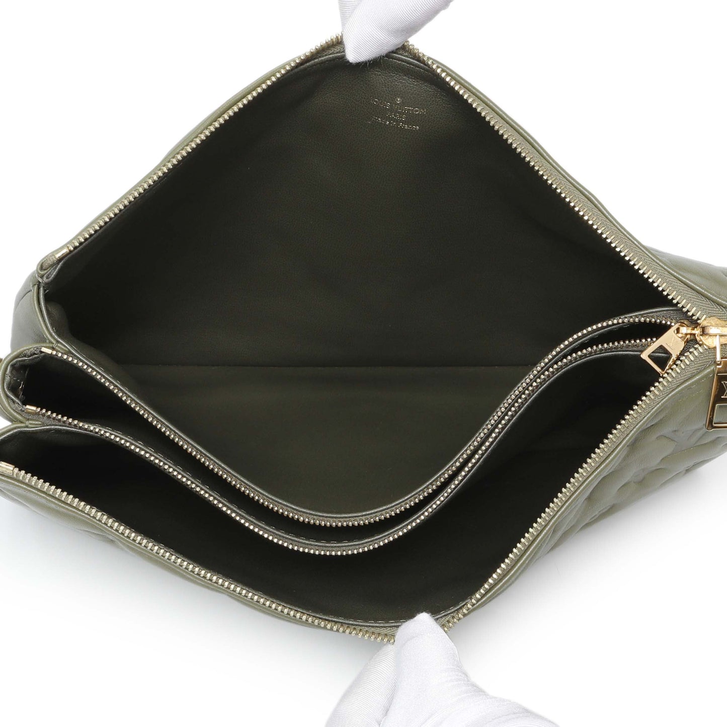 Exclusive Louis Vuitton Green Monogram Embossed Lambskin Coussin MM — Alternate View 8