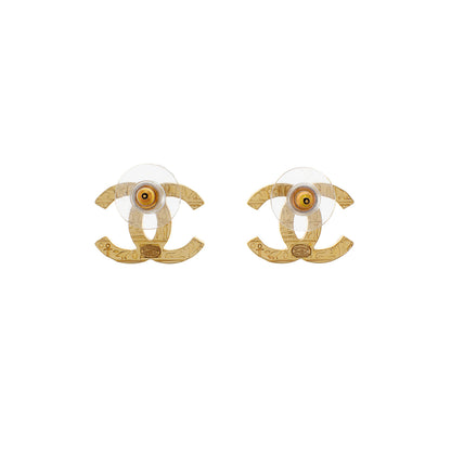 Exclusive Chanel CC Hieroglyphic Earrings — Side View