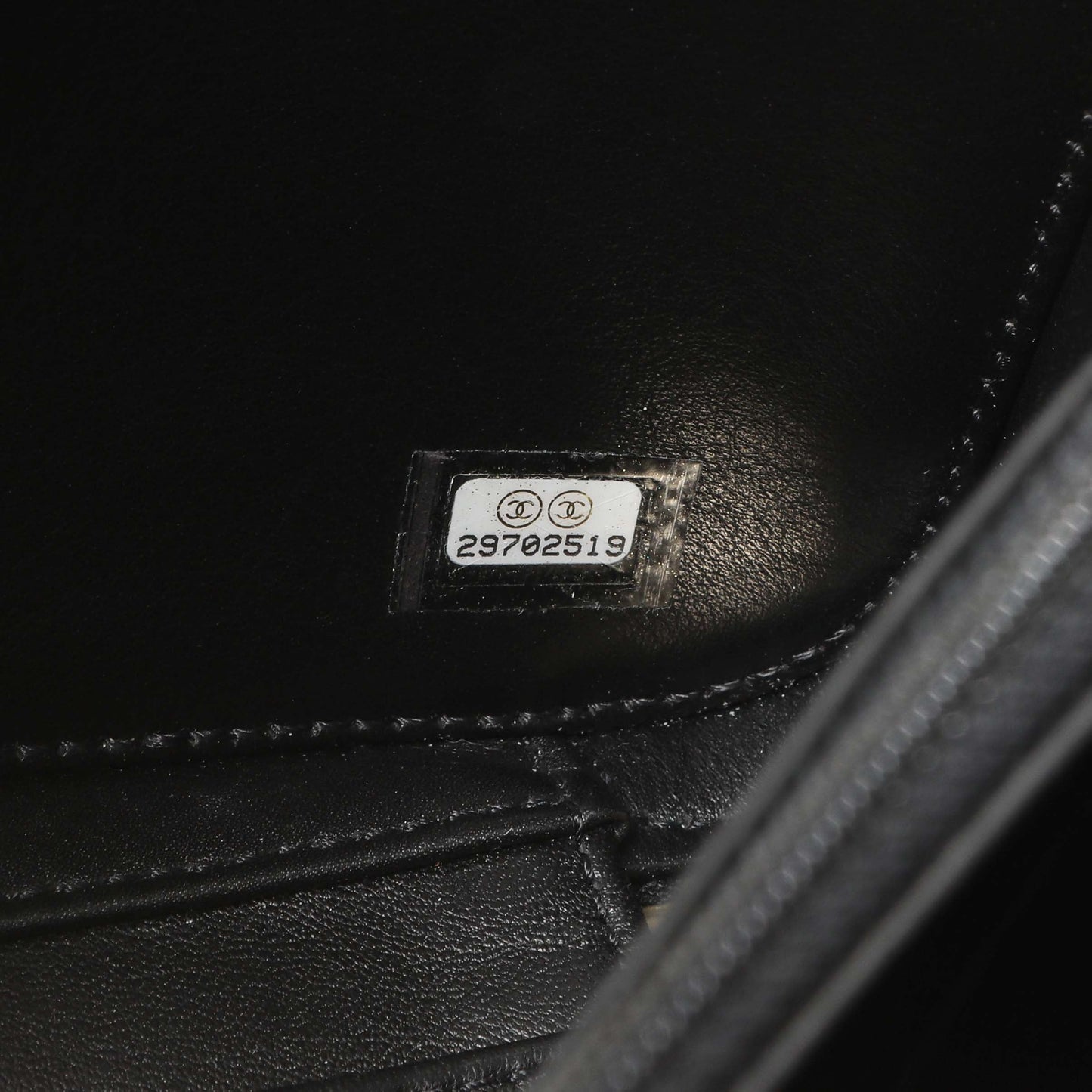 Exclusive Chanel Black Caviar Quilted Medium CC Filigree Vanity Case — Lifestyle View