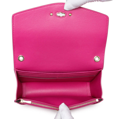 Exclusive Mulberry Pink Grained Calfskin Small Darley Crossbody — Top View
