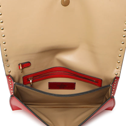 Exclusive Valentino Red Nappa Rockstud Wristlet Clutch — Alternate View 8
