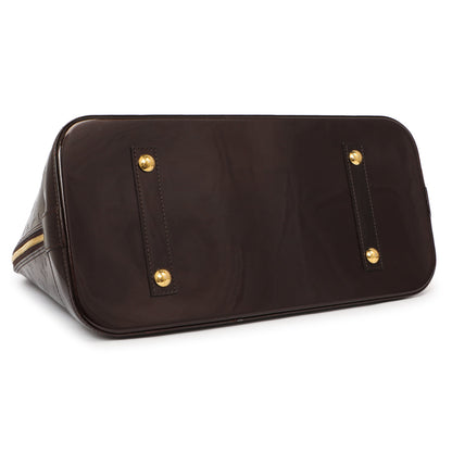 Exclusive Louis Vuitton Amarante Vernis Alma GM — Back View