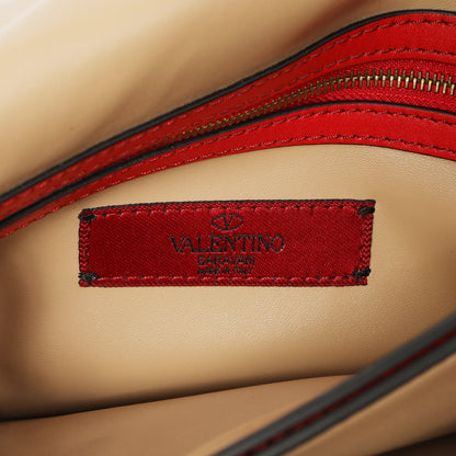 Exclusive Valentino Red Nappa Rockstud Wristlet Clutch — Alternate View 9