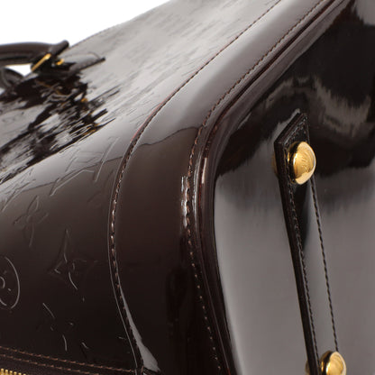 Exclusive Louis Vuitton Amarante Vernis Alma GM — Lifestyle View