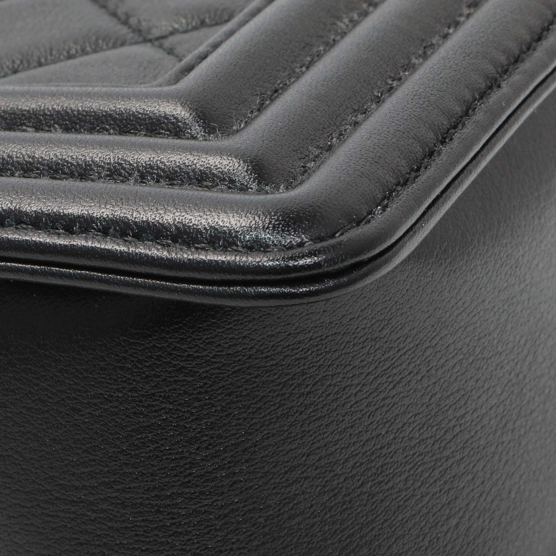 Exclusive Chanel Black Quilted Lambskin Small Boy Bag — Lifestyle View