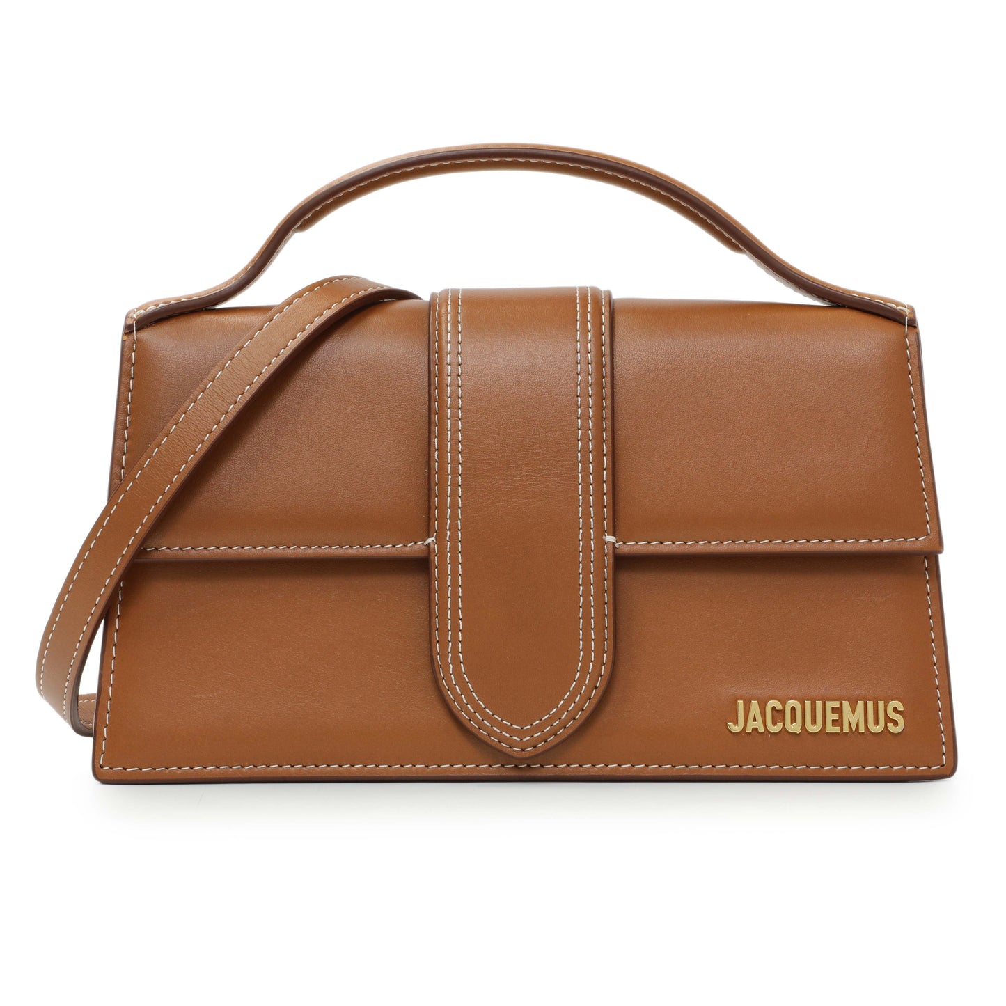 Exclusive Jacquemus Smooth Calfskin Le Grand Bambino — Front View