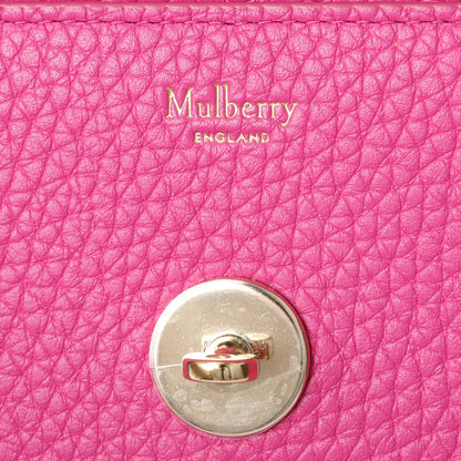 Exclusive Mulberry Pink Grained Calfskin Small Darley Crossbody — Detail View