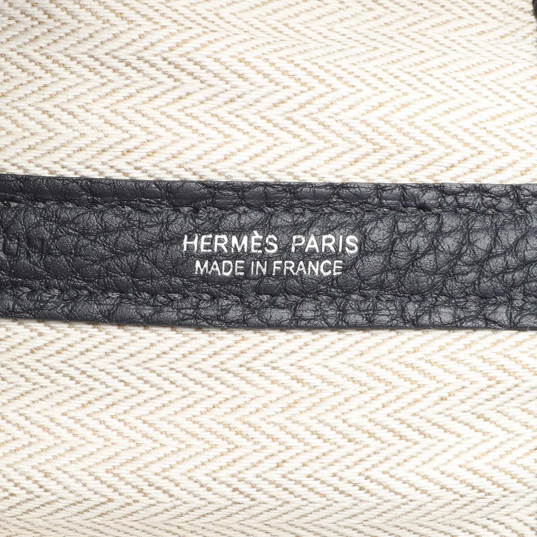 Exclusive Hermes Navy Negonda Garden Party 36 — Detail View