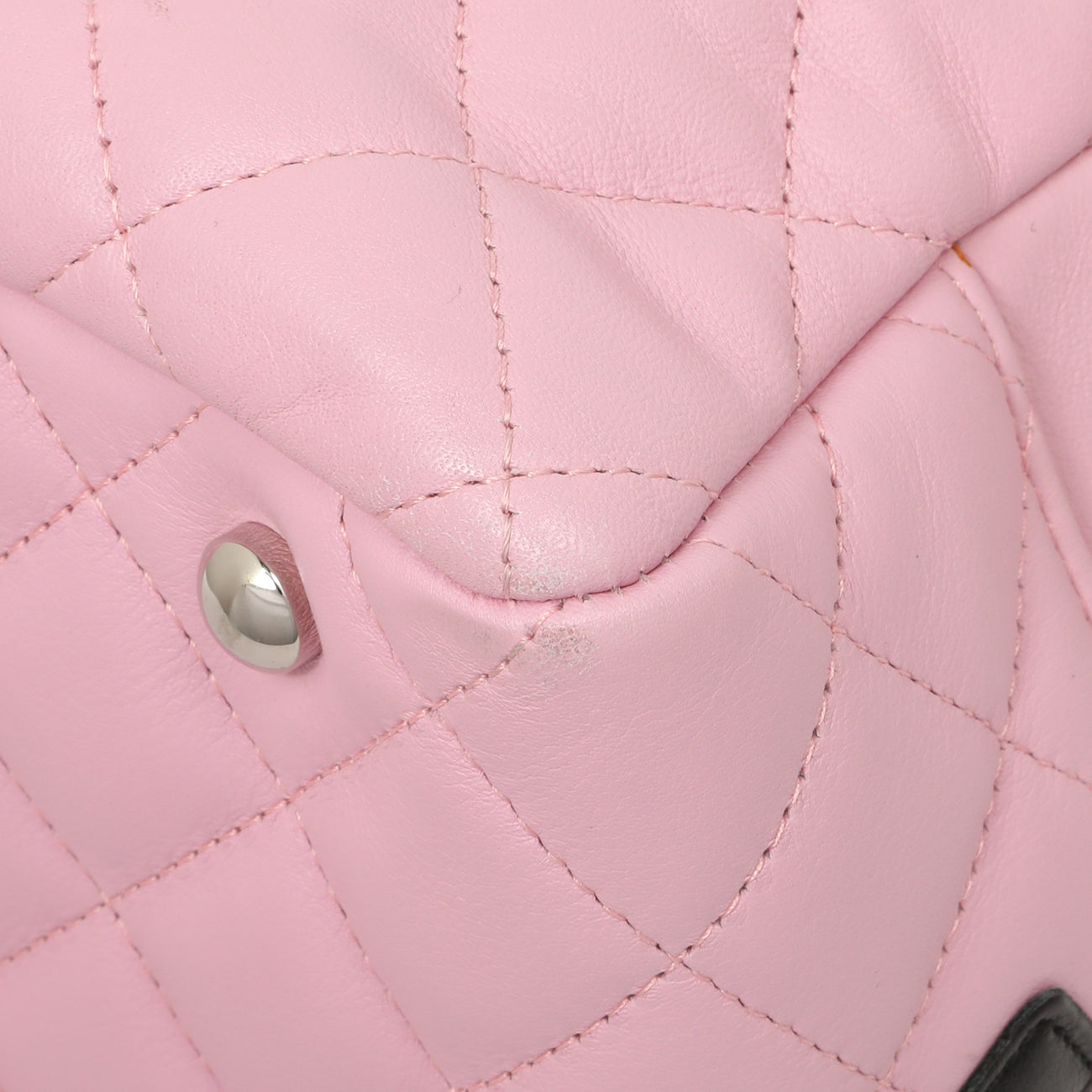 Exclusive Chanel Pink Quilted Calfskin Large Cambon Bowler — Alternate View 7