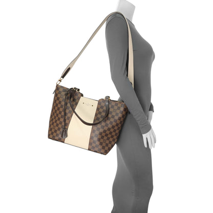 Exclusive Louis Vuitton Damier Ebene Creme Jersey — Alternate View 7