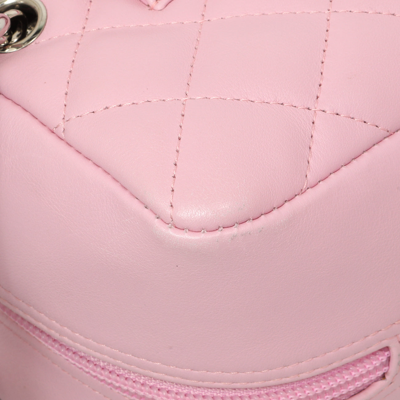 Exclusive Chanel Pink Quilted Calfskin Large Cambon Bowler — Alternate View 10