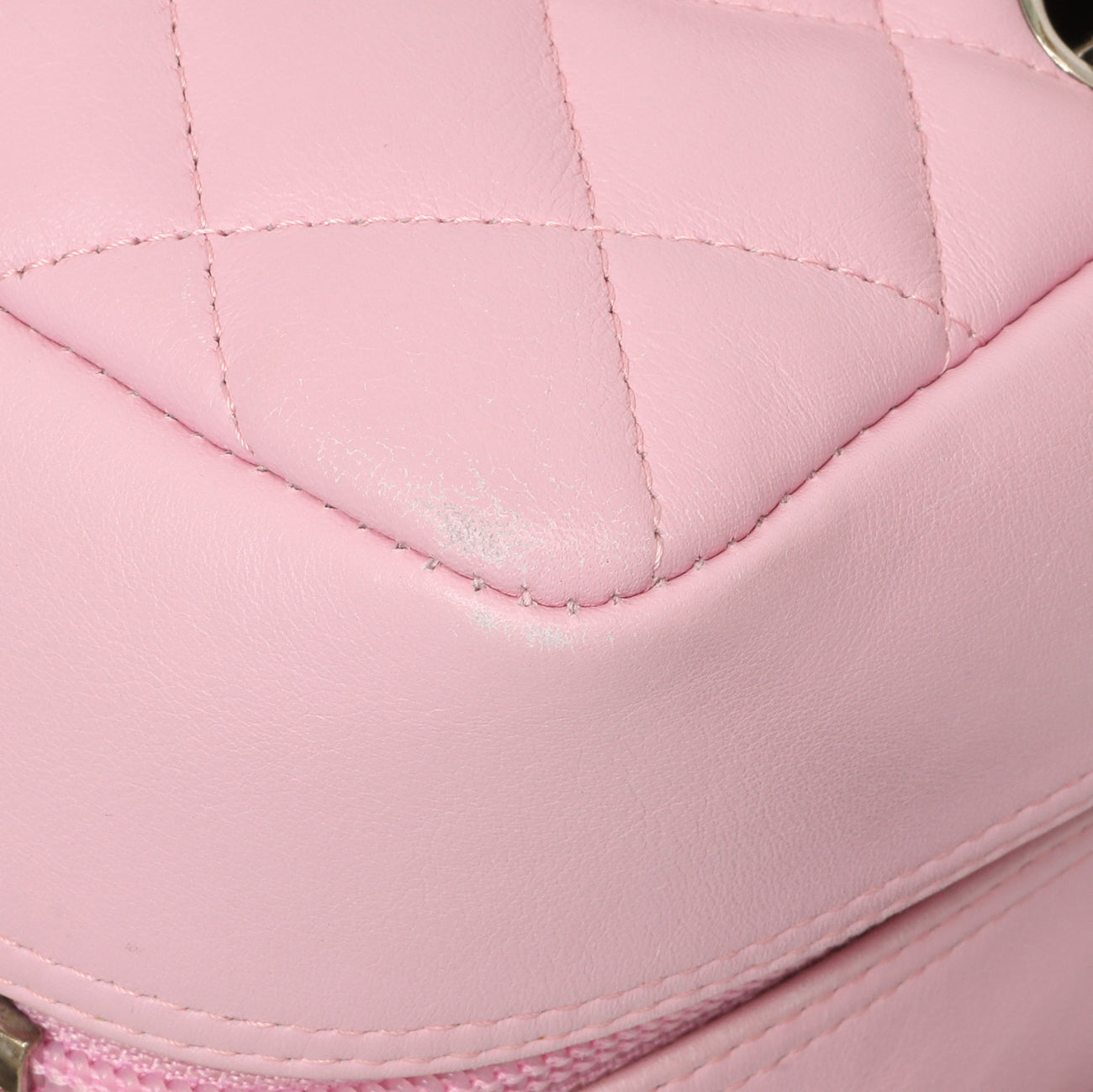 Exclusive Chanel Pink Quilted Calfskin Large Cambon Bowler — Alternate View 11