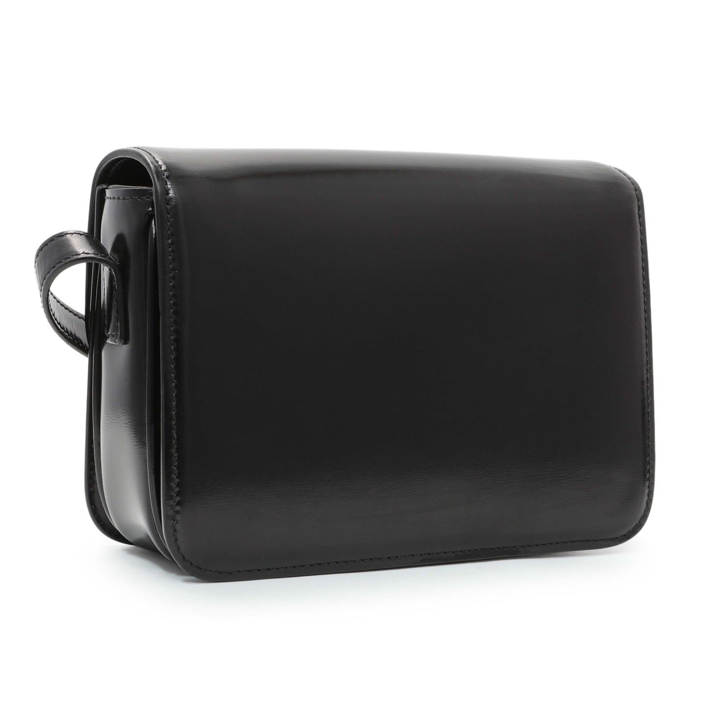 Exclusive Celine Shiny Calfskin Teen Triomphe Bag — Side View