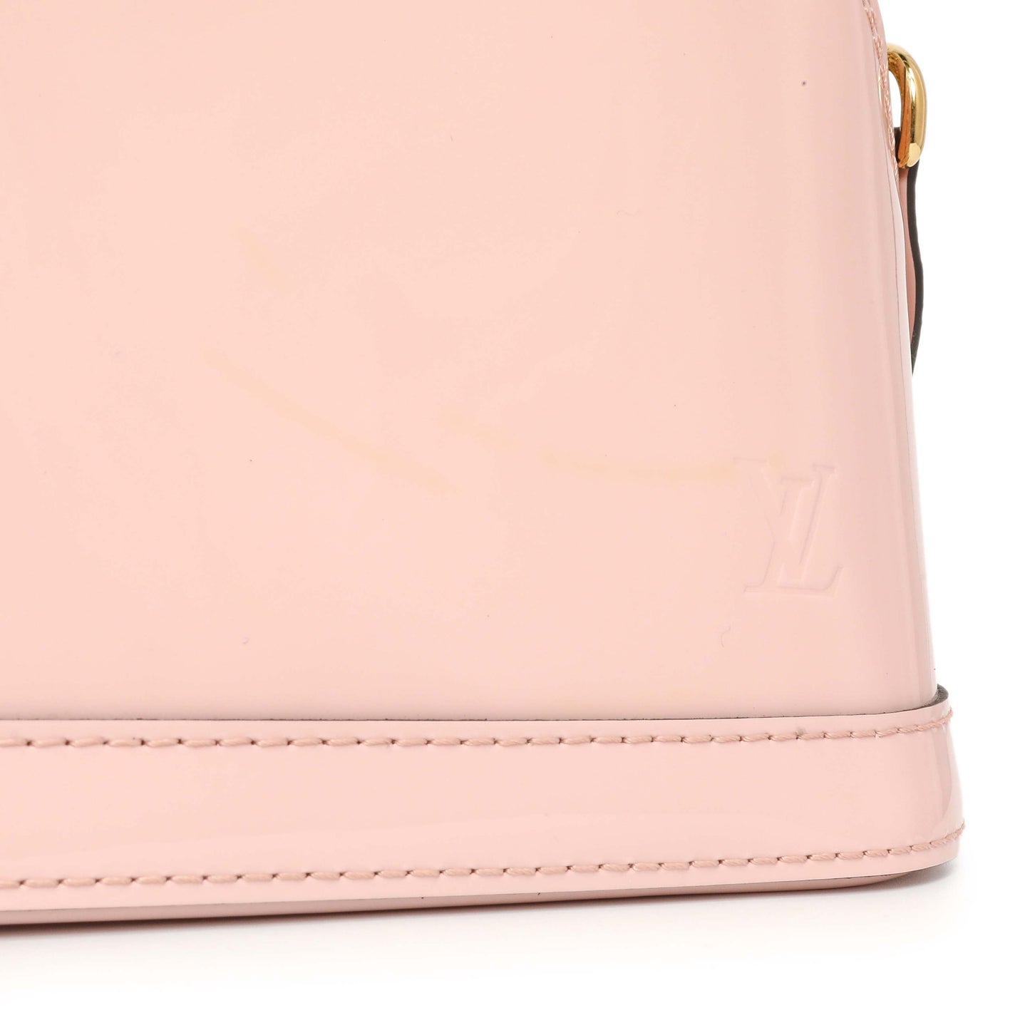 Exclusive Louis Vuitton Rose Ballerine Vernis Monogram Alma Mini — Alternate View 9