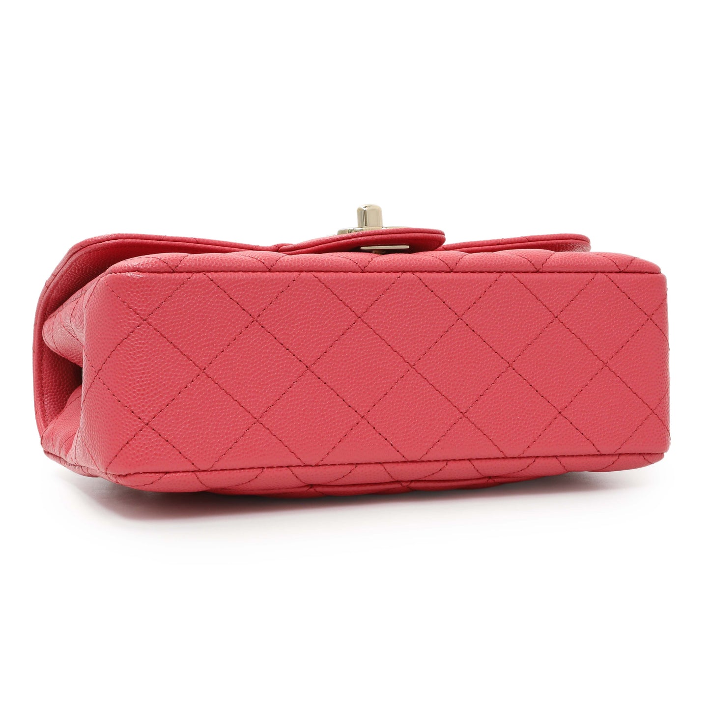 Exclusive Chanel Caviar Quilted Mini Rectangular Flap — Back View