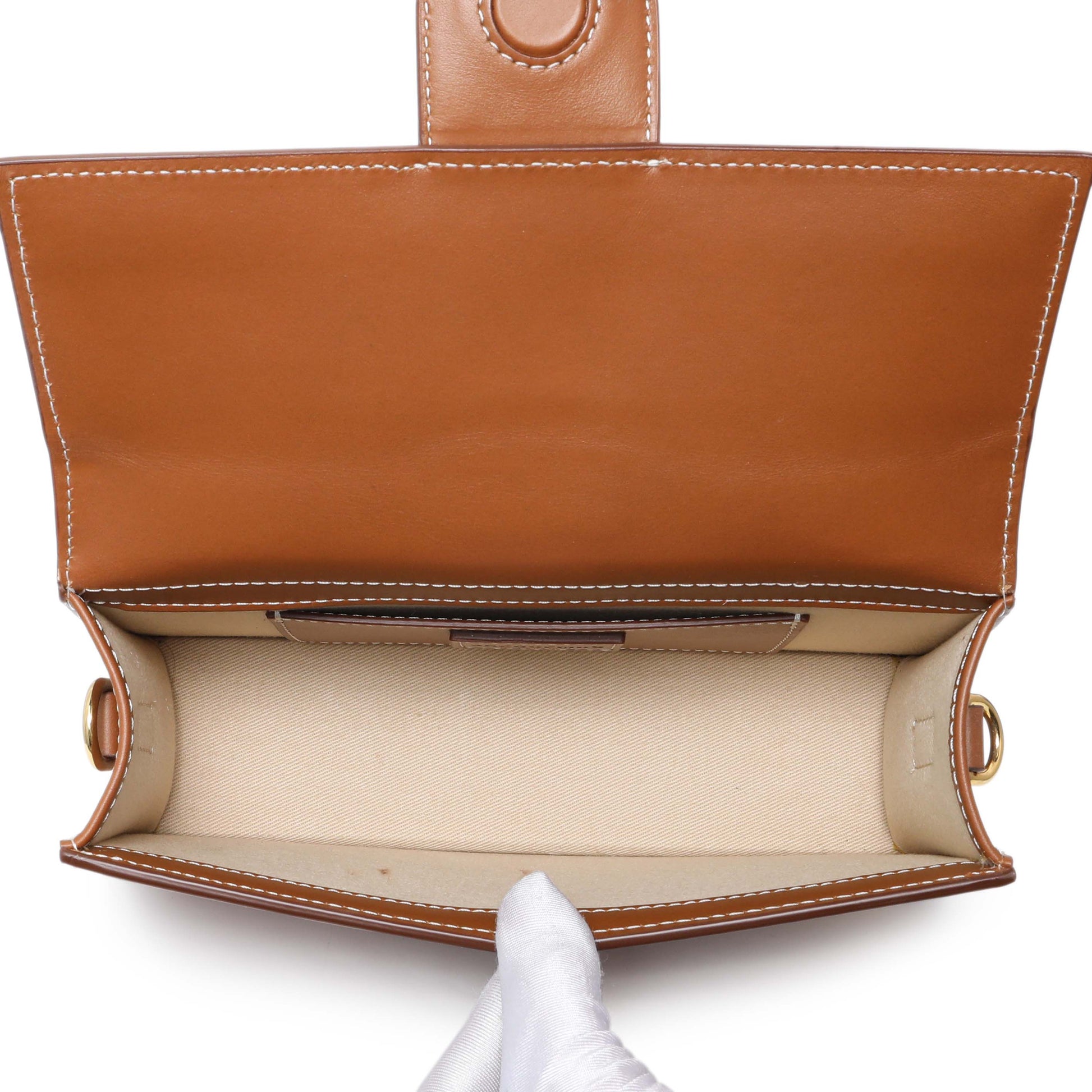 Exclusive Jacquemus Smooth Calfskin Le Grand Bambino — Top View