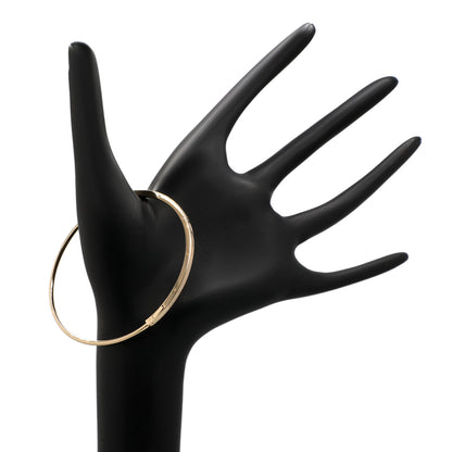 Exclusive Pandora 14K Yellow Gold Signature ID Bangle — Back View
