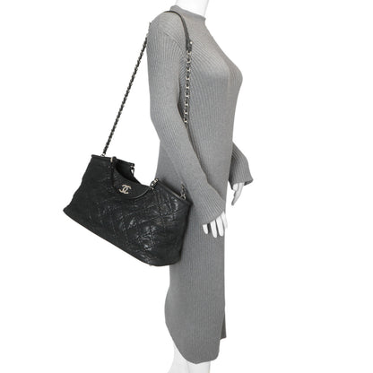 Exclusive Chanel Black Iridescent Quilted Calfskin Sea Hit Tote — Alternate View 13